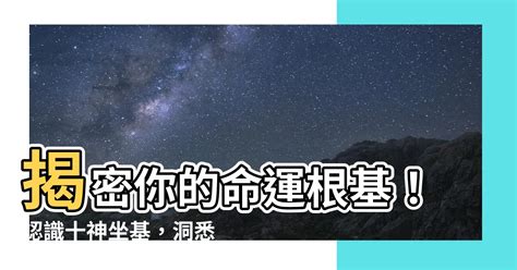 坐基是什麼|【坐基是什麼】揭密你的命運根基！認識十神坐基，洞悉生命脈絡。